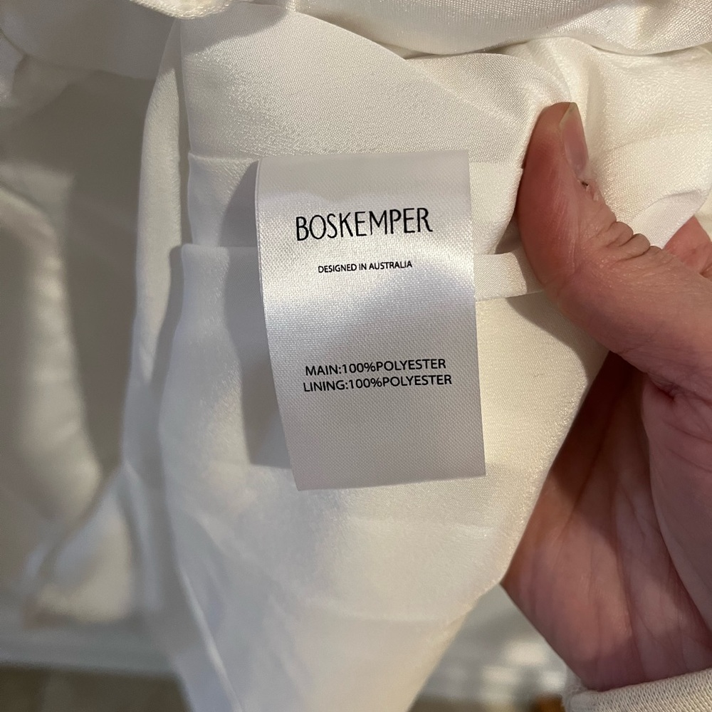 Anthropologie White Strapless Dress with Bow Detail - Picture 9 of 13